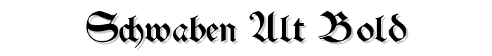 Schwaben Alt Bold font